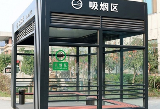 工廠和園區(qū)室外吸煙亭都長什么樣？